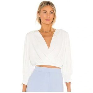Loralee Top in Ivory Amanda Uprichard